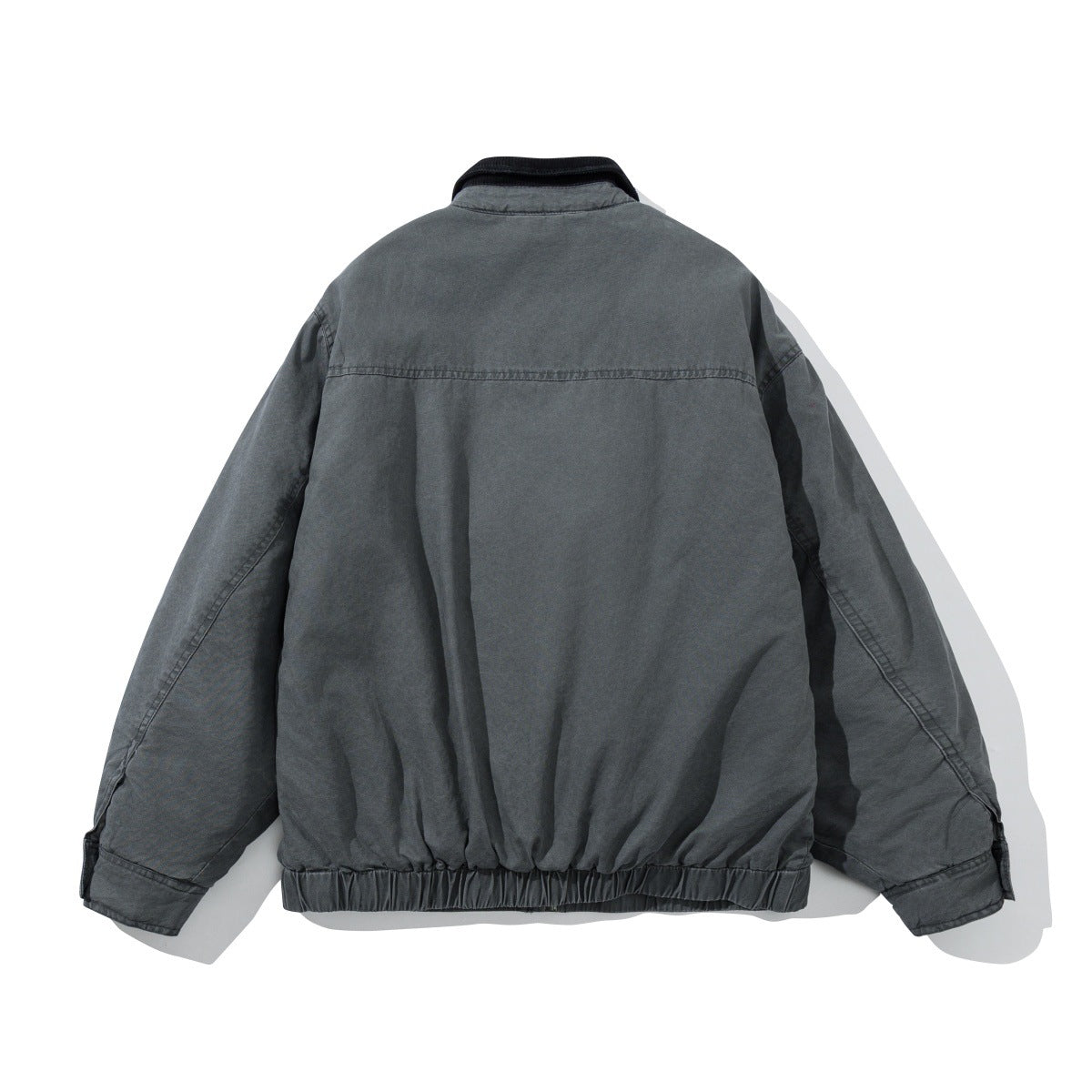 Washed Overalls Cotton Jacket Corduroy Lapel Thermal Cotton-padded Clothes