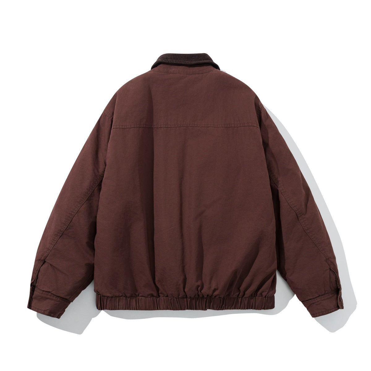 Washed Overalls Cotton Jacket Corduroy Lapel Thermal Cotton-padded Clothes